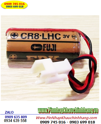 FUJI CR8.LHC, Pin vòi nước FUJI CR8.LHC 3v lithium 2600mAh chính hãng, Xuất xứ Nhật 